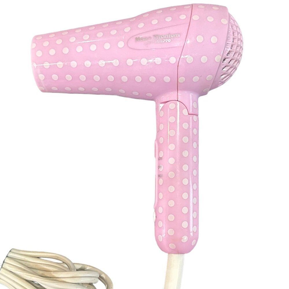 BaByliss PRO Nano Titanium Folding Travel Hair Dryer